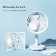 Original Xiaomi Youpin SOLOVE USB Charging Desktop Electric Fan Dormitory Office Mini Fan, with 3 Speed Control(Pink)