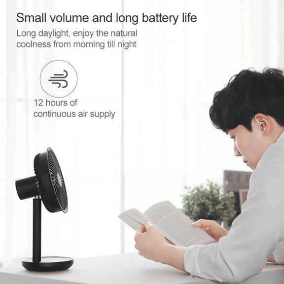 Original Xiaomi Youpin SOLOVE USB Charging Desktop Electric Fan Dormitory Office Mini Fan, with 3 Speed Control(Pink)