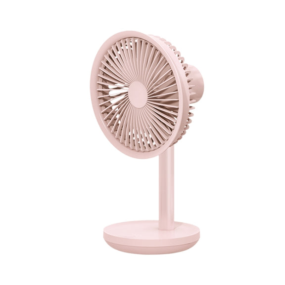 Original Xiaomi Youpin SOLOVE USB Charging Desktop Electric Fan Dormitory Office Mini Fan, with 3 Speed Control(Pink)