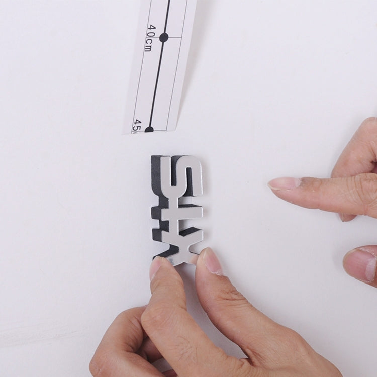 Creative 3D Mirror DIY Wall Sticker Clock, Size: 120*120cm(Silver)