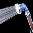 3 Settings Adjustable PC Negative Ions Shower Head, Size: Large, Interface:  2cm(Blue) - Shower Head by PMC TechLife | Online Shopping South Africa | PMC TechLife | Buy Now Pay Later Mobicred