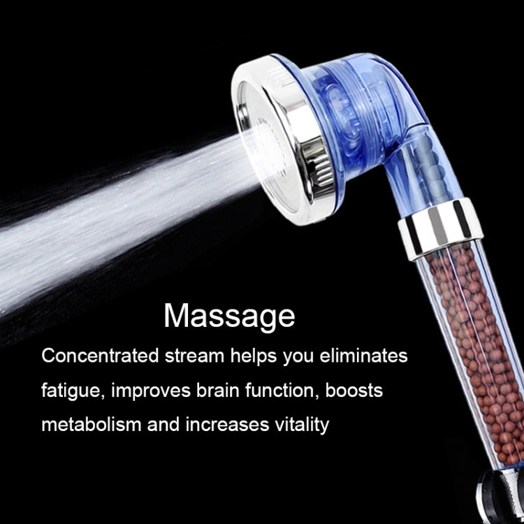 3 Settings Adjustable PC Negative Ions Shower Head, Size: Large, Interface:  2cm(Transparent)