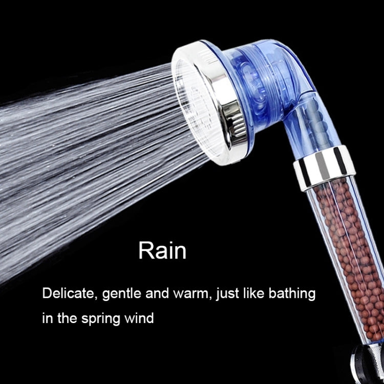 3 Settings Adjustable PC Negative Ions Shower Head, Size: Large, Interface:  2cm(Transparent)