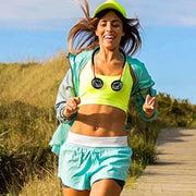 Creative Mini Hanging Neck Type Fan Outdoor LED Fan (Blue)