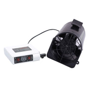 Portable Mini Waist Fan Cooling Fan USB Skin Cooler (Black)