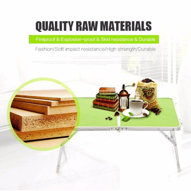 Plastic Mat Adjustable Portable Laptop Table Folding Stand Computer Reading Desk Bed Tray (Black)