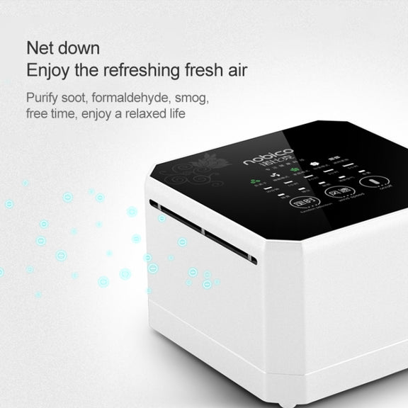 Nobico J008 Air Purifier Home Desktop Negative Ion Mini Purifier(White)