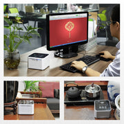 Nobico J008 Air Purifier Home Desktop Negative Ion Mini Purifier(Brown)