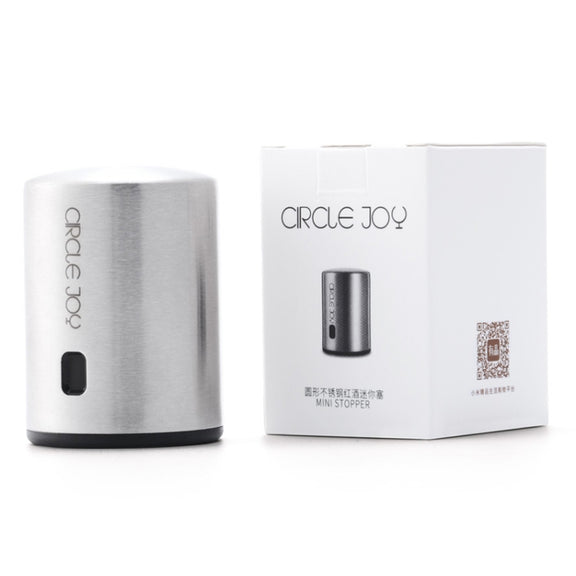 Original Xiaomi Youpin Circle Joy Stainless Steel Vacuum Memory Wine Stopper