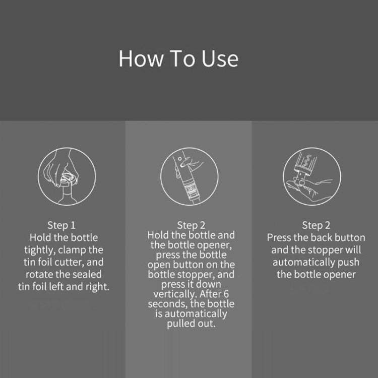 Original Xiaomi Youpin CIRCLE JOY Stainless Steel Dry Battery Electric Bottle Opener