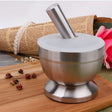 Kitchen Stainless Steel Garlic Food Mortar with Cover, Size: Small - Stirrer & Squeezer by PMC TechLife | Online Shopping South Africa | PMC TechLife | Buy Now Pay Later Mobicred