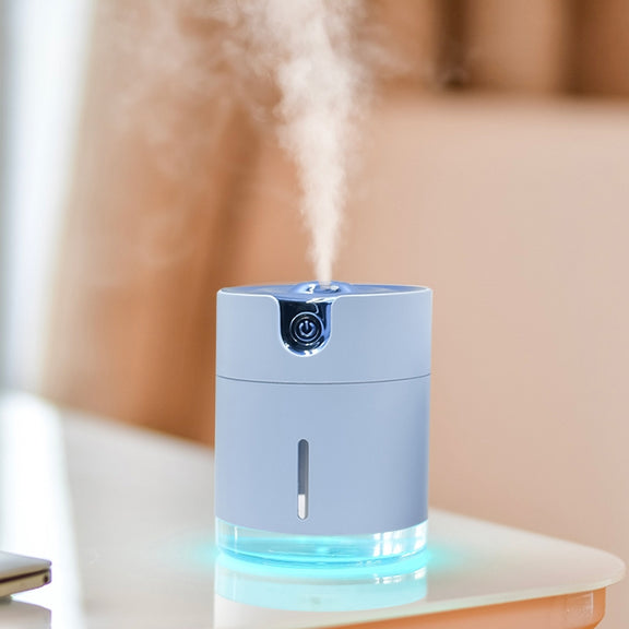 WT-H16 USB Charging Water Pattern Atomizing Humidifier with Colorful Night Lights, Water Tank Capacity: 300mL (Blue)