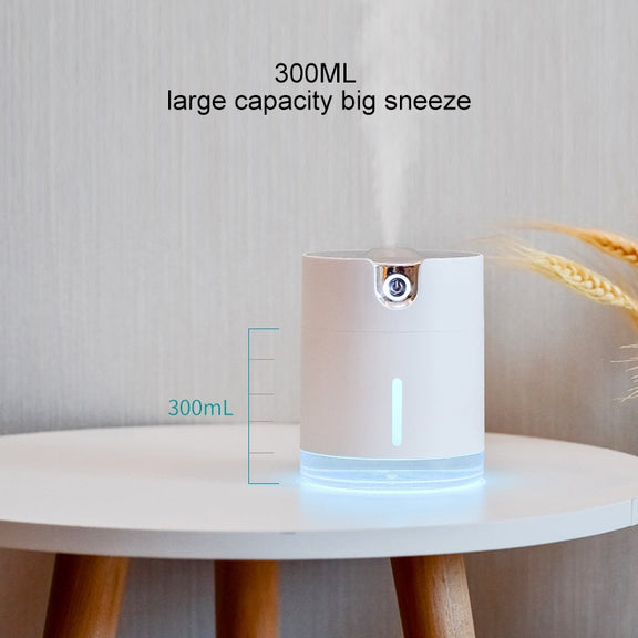 WT-H16 USB Charging Water Pattern Atomizing Humidifier with Colorful Night Lights, Water Tank Capacity: 300mL (Blue)
