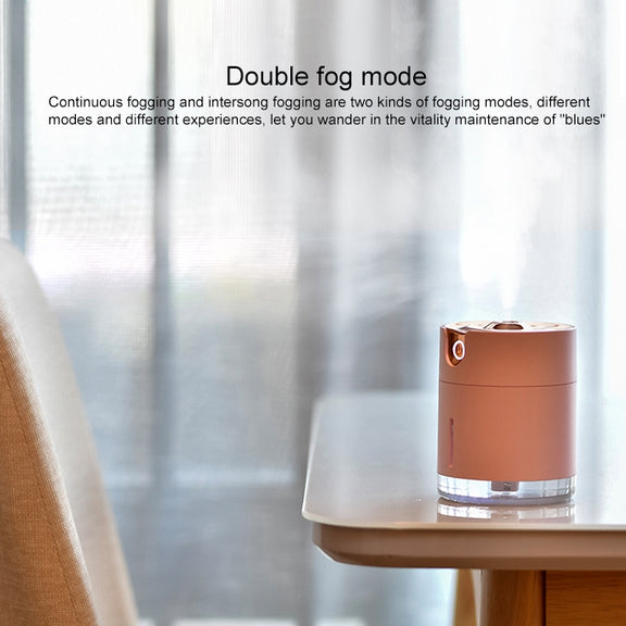WT-H16 USB Charging Water Pattern Atomizing Humidifier with Colorful Night Lights, Water Tank Capacity: 300mL (White)