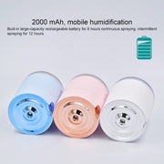 WT-H16 USB Charging Water Pattern Atomizing Humidifier with Colorful Night Lights, Water Tank Capacity: 300mL (White)