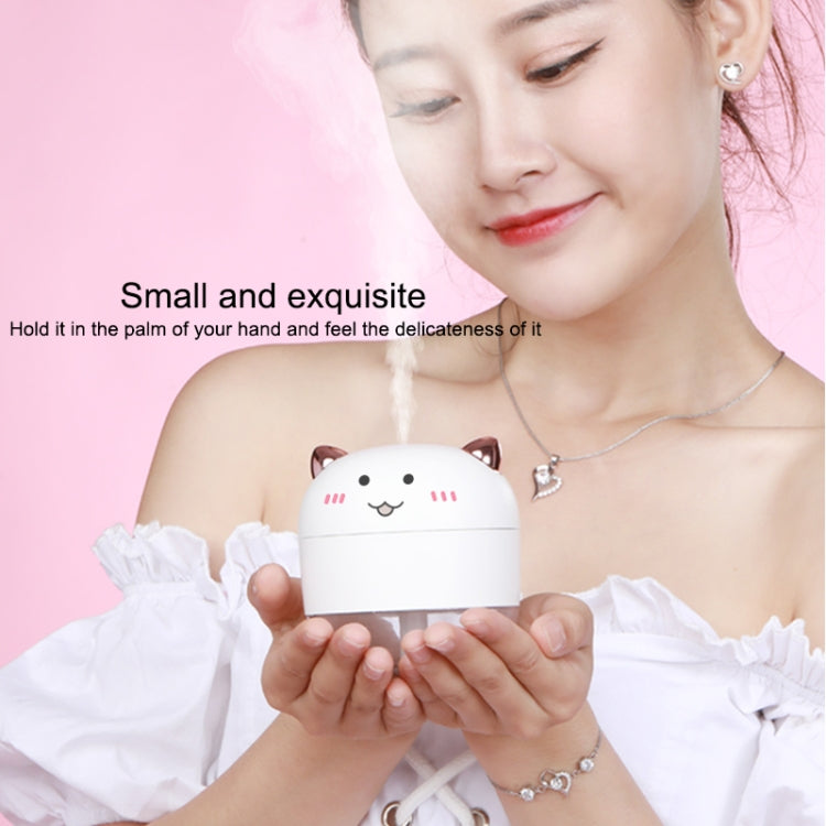 WT-H21 Devil Atomizing Humidifier with Colorful Night Lights, Water Tank Capacity: 200mL(Black)