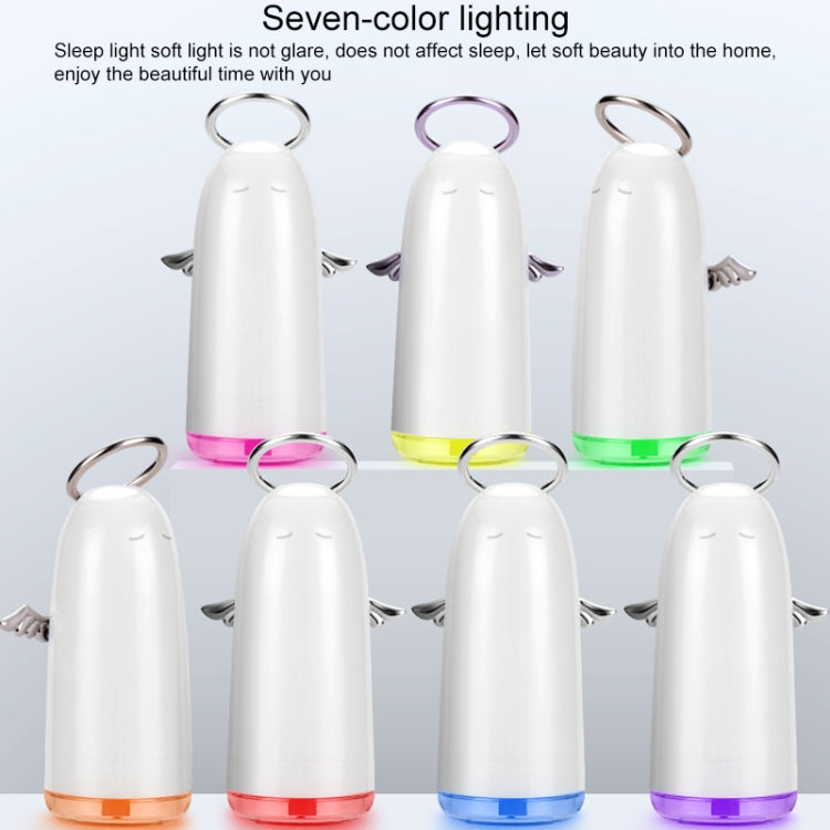 TSHM0 Mini Angel Atomizing Humidifier with Colorful Night Lights, Water Tank Capacity: 230mL(Pink)