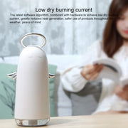 TSHM0 Mini Angel Atomizing Humidifier with Colorful Night Lights, Water Tank Capacity: 230mL (Silver)