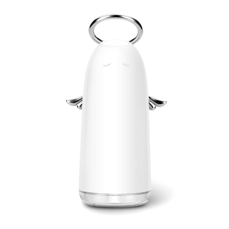 TSHM0 Mini Angel Atomizing Humidifier with Colorful Night Lights, Water Tank Capacity: 230mL (Silver)