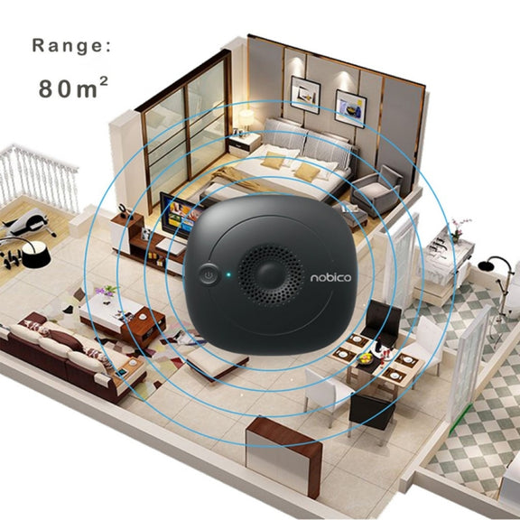 Household Wireless Ultrasonic Deodorizer Vacuum Cleaner Dust Mite Controller(Black)