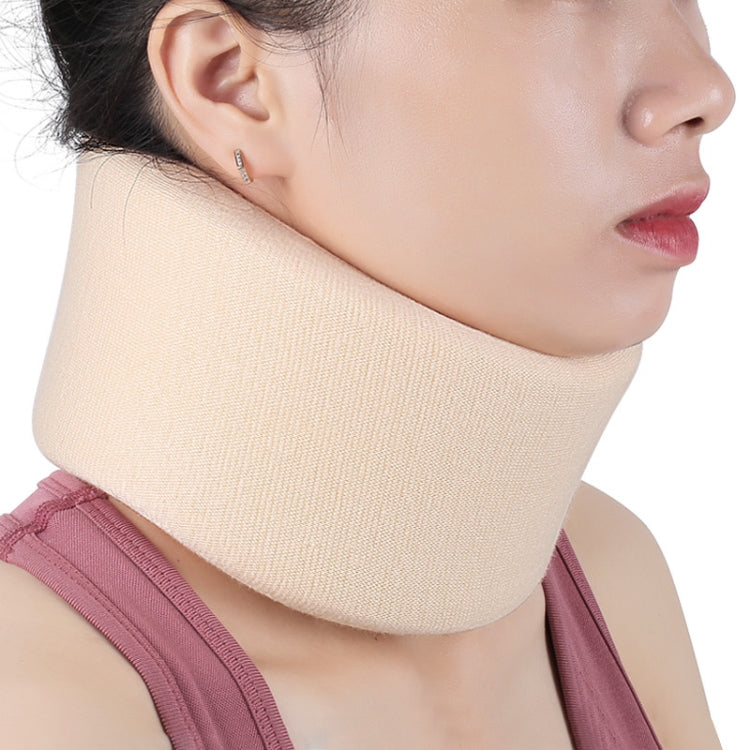 003 Household Sponge Collar Men And Women Breathable Adjustable Neck Brace, Size: S(Flesh Color)