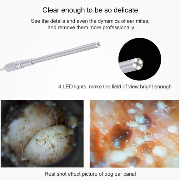 Supereyes Y003 Pet Ear Canal Nasal Cavity Water-resistant Electronic Digital Endoscope
