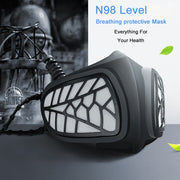 Silicone Protective Reusable PM2.5 KN95 Respirator Mask Replaceable Filter Antivirus Anti-fog Face Mask
