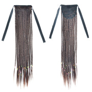Bosnian Style Handmade Scorpion Wig Ponytail Strap Ponytail (Dark Brown)