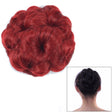 Wig Ball Head Flower Hairpin Hair Bag Wig Headband for Bride(Red) - free shipping - PMC TechLife - Order now!