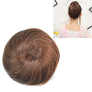 Wig Bun Flower Shape Hair Package Hair Disk(Light Brown)