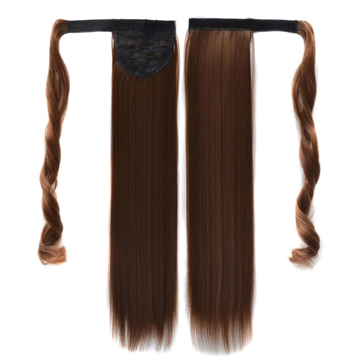 12# Invisible Seamless Bandage-style  Wig Long Straight Hair Wig Ponytail