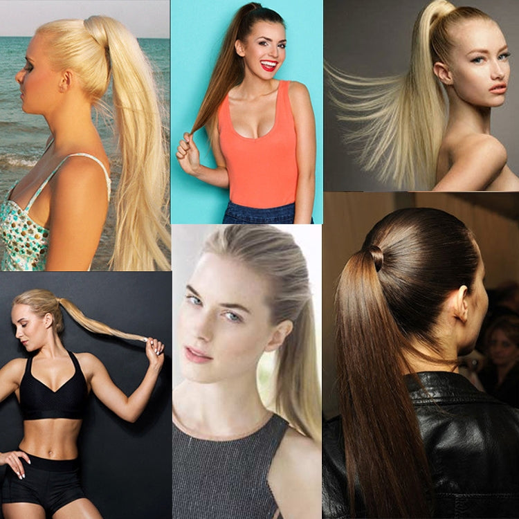 2# Invisible Seamless Bandage-style  Wig Long Straight Hair Wig Ponytail