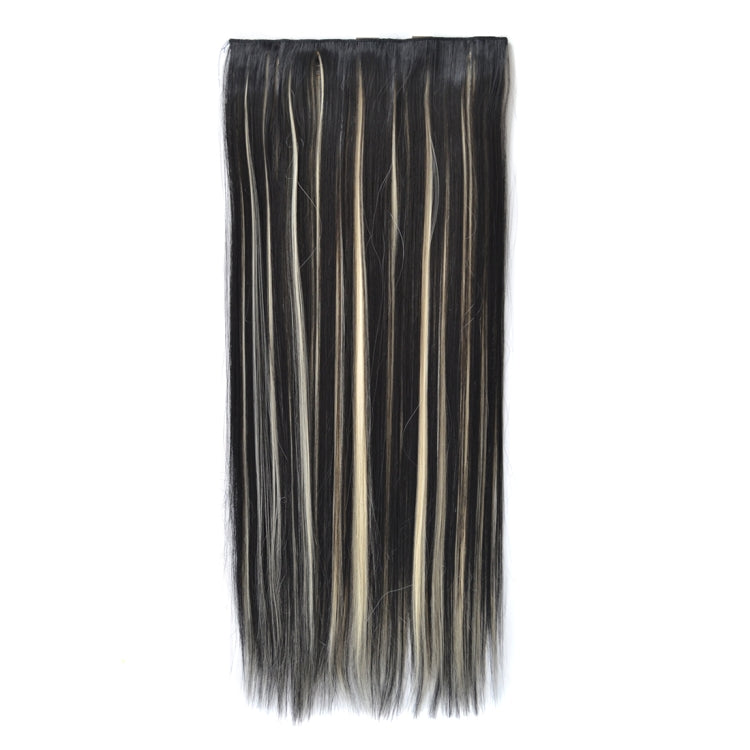 1BH613# One-piece Seamless Five-clip Wig Long Straight Wig Piece