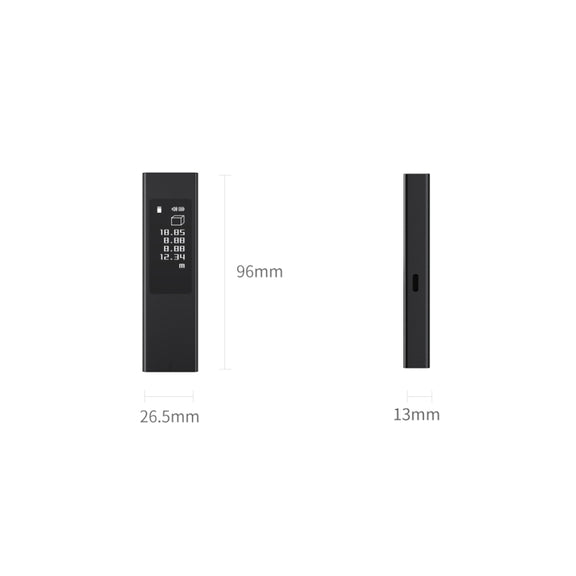 Original Xiaomi Youpin DUKA LS5 Touch Screen High-precision Infrared Laser Rangefinder (Black)