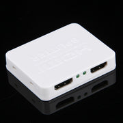 4K HDMI Splitter Full HD 1080p Video HDMI Switch Switcher 1x2 Split Out Amplifier Dual Display for HDTV DVD PS3 Xbox(White)
