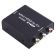 Mini HDMI to AV / CVBS Composite Video Signal Converter(Black) - Converter by PMC TechLife | Online Shopping South Africa | PMC TechLife | Buy Now Pay Later Mobicred