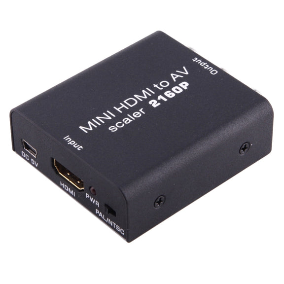 Mini HDMI to AV / CVBS Composite Video Signal Converter(Black)