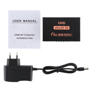 CY10 UHD 4K x 2K 3D 1 x 4 HDMI Splitter (US Plug)
