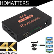 CY10 UHD 4K x 2K 3D 1 x 4 HDMI Splitter (AU Plug)