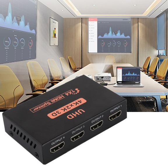CY10 UHD 4K x 2K 3D 1 x 4 HDMI Splitter (AU Plug)