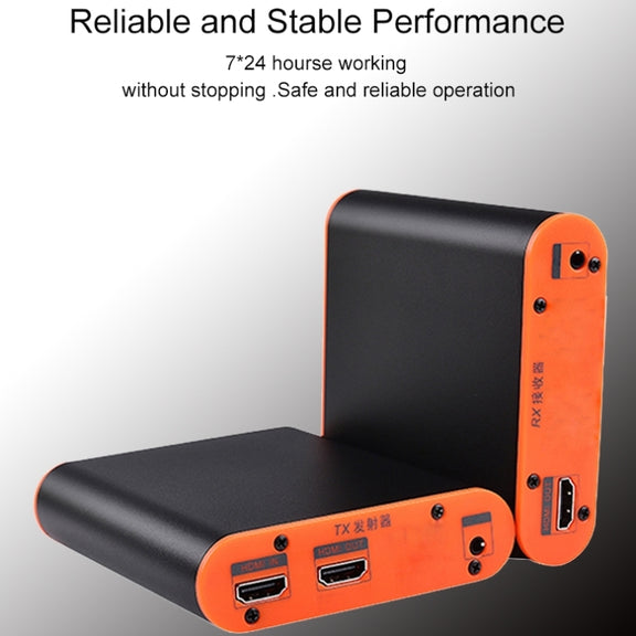 OPT882 HDMI Extender (Receiver & Sender) Fiber Optic Extender , Transmission Distance: 20KM (EU Plug)