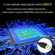 K004 HDMI to USB 3.0 UVC HD Video Capture (Black)