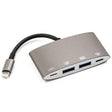 1040KEY 8 Pin to USB + Type-C / USB-C + OTG Multi-function Converter Adapter - Converter & Adapter by PMC TechLife | Online Shopping South Africa | PMC TechLife | Buy Now Pay Later Mobicred