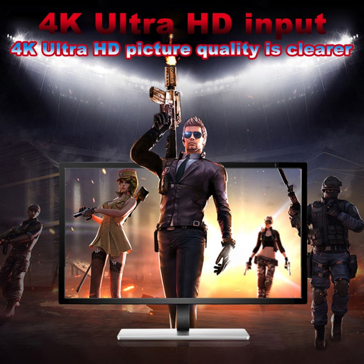 Z34 HDMI Female + Mic to HDMI Female + Audio + USB HD Video & Audio Capture Card with Loop