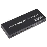 4 in 1 Out HDMI Quad Multi-viewer with Seamless Switcher, US Plug
