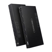 Measy MV4341 4K 30Hz 4 In 1 Out HDMI Quad Screen Splitter, Plug Type: EU Plug (Black)