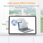 HW-TC29 4 In 1 Type-C / USB-C Multifunctional Extension HUB Adapter iPad Pro Hub (Silver)