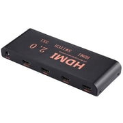 3X1 4K/60Hz HDMI 2.0 Switch with Remote Control, EU Plug