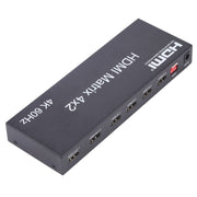 HDMI 4x2 Matrix Switcher / Splitter with Remote Controller, Support ARC / MHL / 4Kx2K / 3D, 4 Ports HDMI Input, 2 Ports HDMI Output