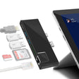 ROCKETEK SK-S5HL RJ45 + 2 x USB 3.0 + HDMI + SD / TF Memory Card Reader HUB 4K HDMI Adapter(Black) - free shipping - PMC TechLife - Order now!